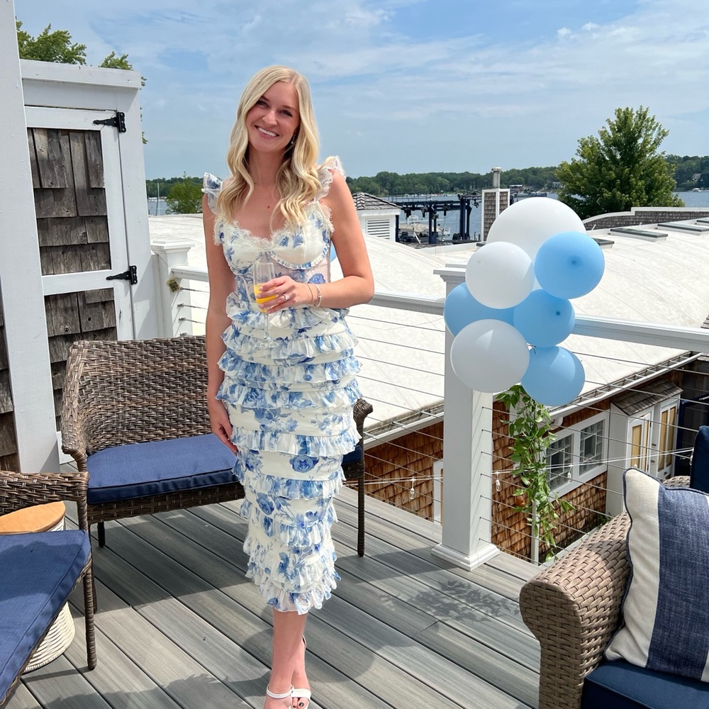 V Chapman Fiorenza Midi Dress